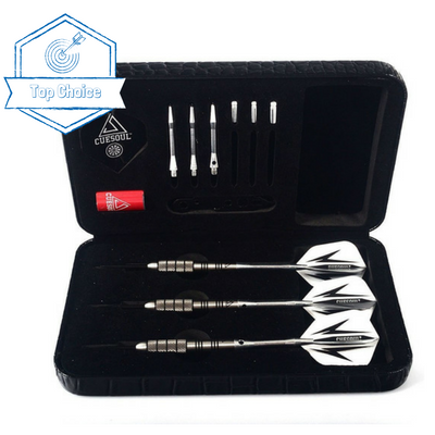 CUESOUL Tungsten Steel Tip Darts Set 95% Tungsten